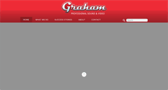 Desktop Screenshot of grahamaudio.com